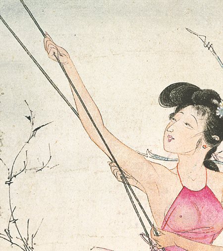 天台-胡也佛的仕女画和最知名的金瓶梅秘戏图
